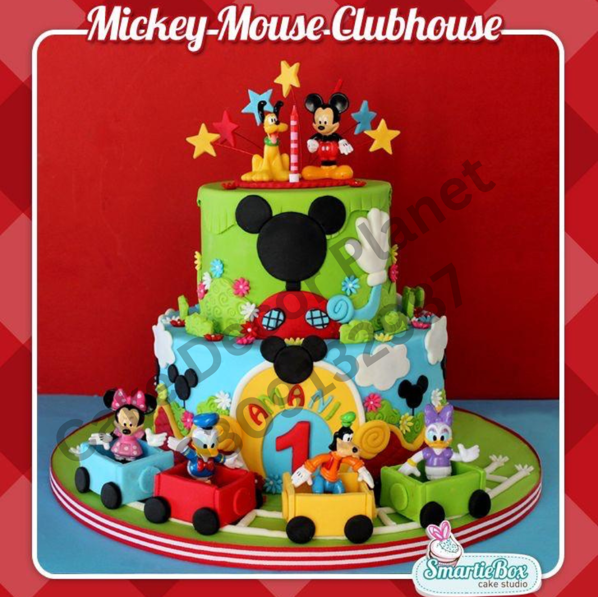 Mickey Mouse Family Toy set of 6