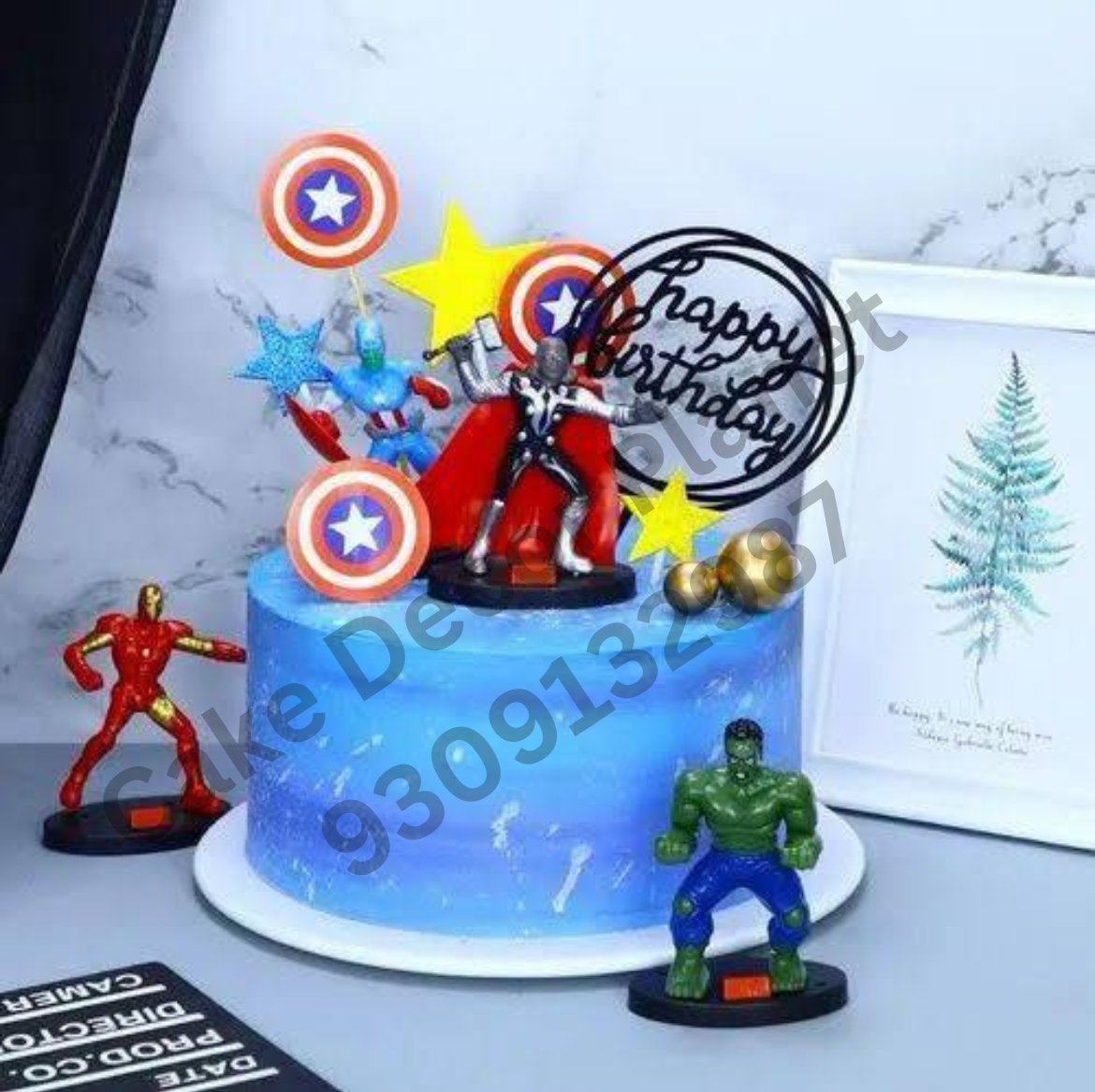 Avenger Cake Toy Set of 4