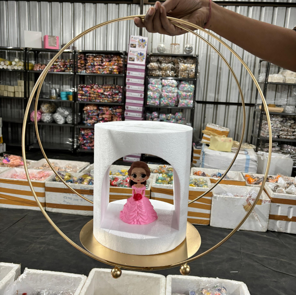 DOUBLE HOOP CAKE STAND