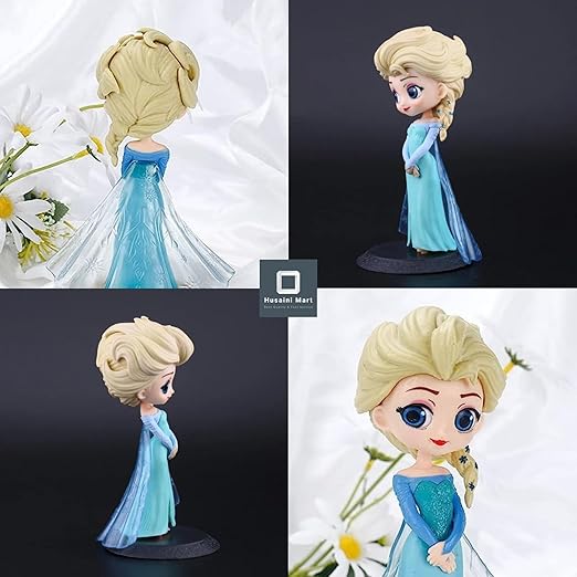 1 pc 15cm Disney Frozen Elsa Princess Doll Action Figure Anime Mini Collection Figurine Toy Model for Children Gift Cake Decorating Cake Topper car Dashboard Wall Shelf Decorating