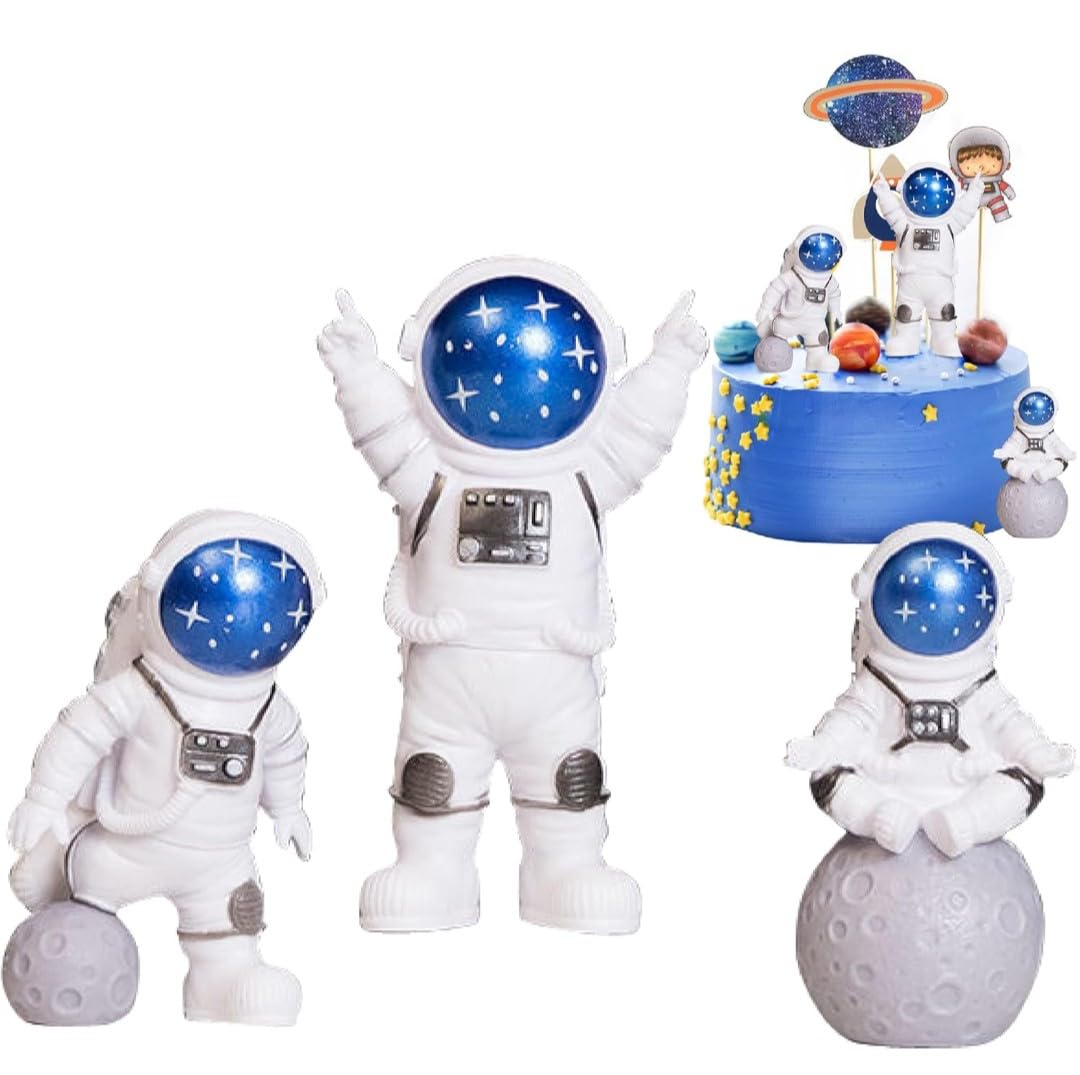 3pcs Astronaut Cake Toy