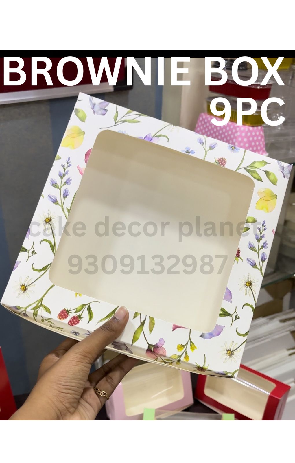 PREMIUM WINDOW BROWNIE BOX 6PC