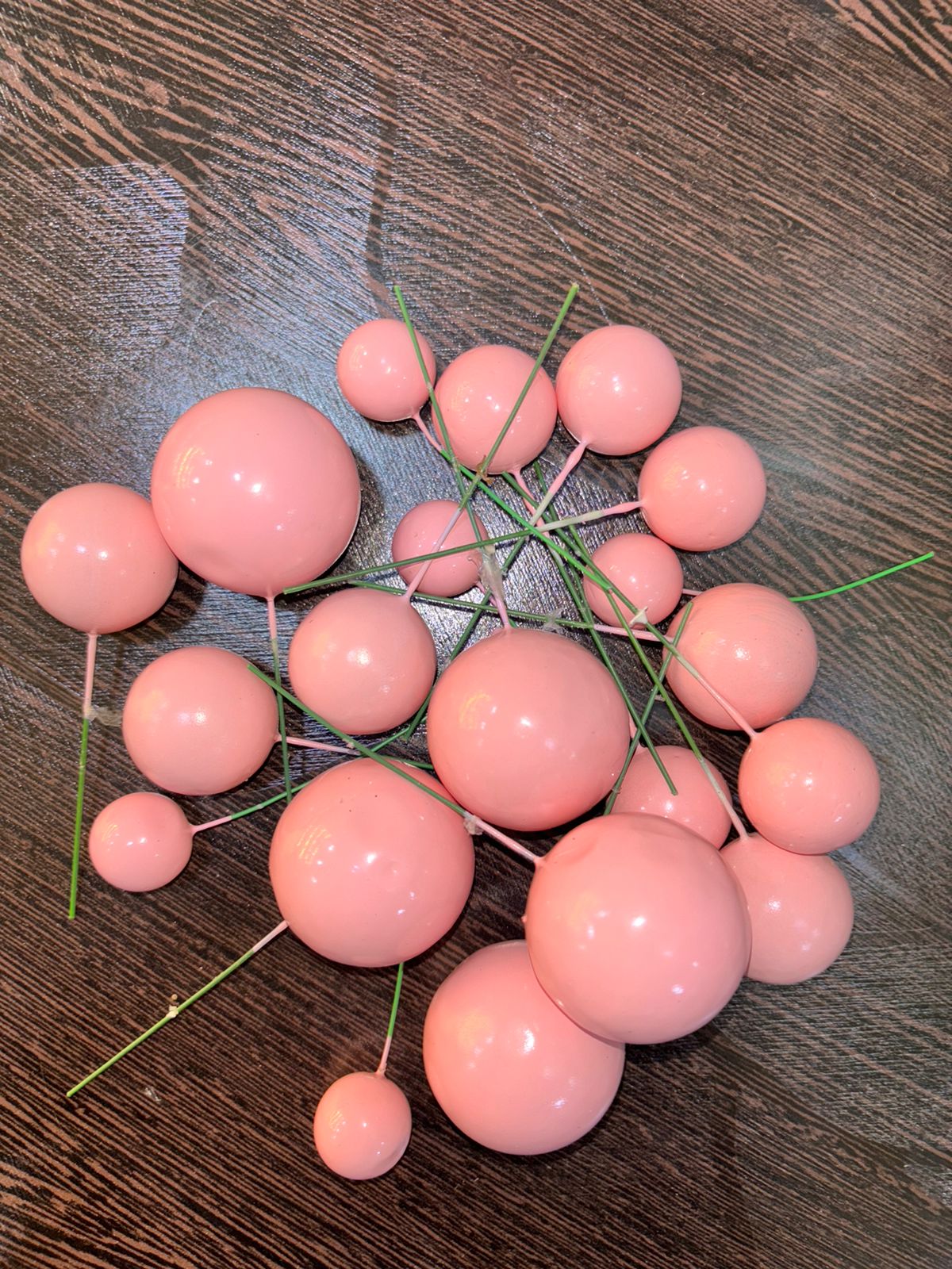 FAUX BALL PINK