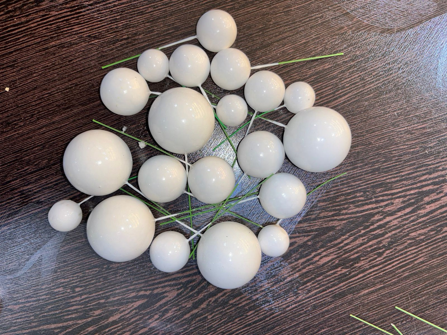 FAUX BALL WHITE