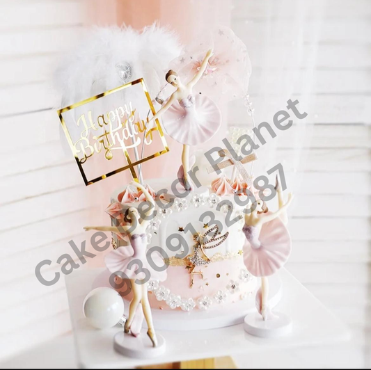 Dancing Doll Set of 3 Cake Toy