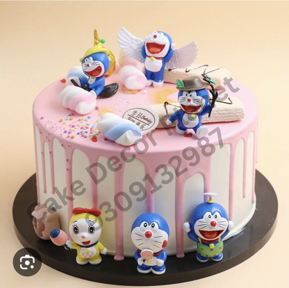 Doremon Cake Toy Set of 6pc