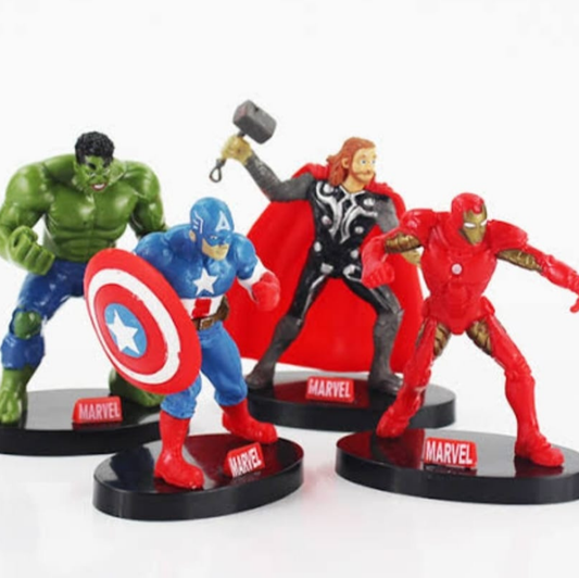 Avenger Cake Toy Set of 4