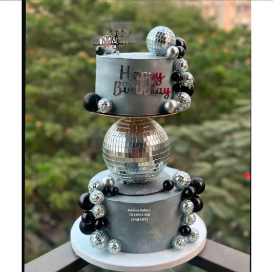 Imported Silver Disco Spacer