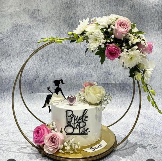 DOUBLE HOOP CAKE STAND