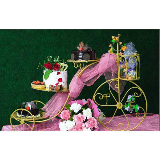 3 Tier Cycle Cake Stand, Cup Cake Stand, Cycle Style Cake Stand,