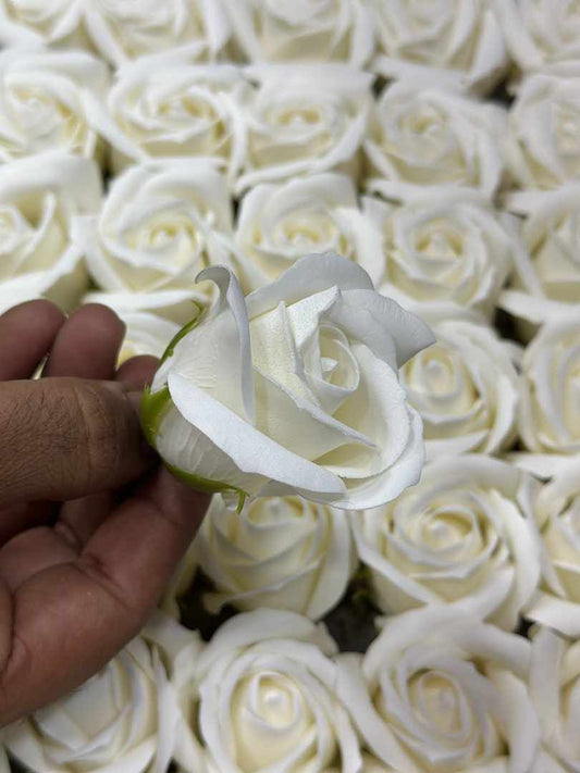 IMPORTED SCENTED ROSES FLOWER 50pcs Gift Box Rose Soap Flowers Head Foam Soap Roses in Box