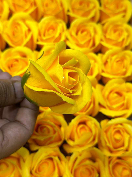IMPORTED SCENTED ROSES FLOWER 50pcs Gift Box Rose Soap Flowers Head Foam Soap Roses in Box