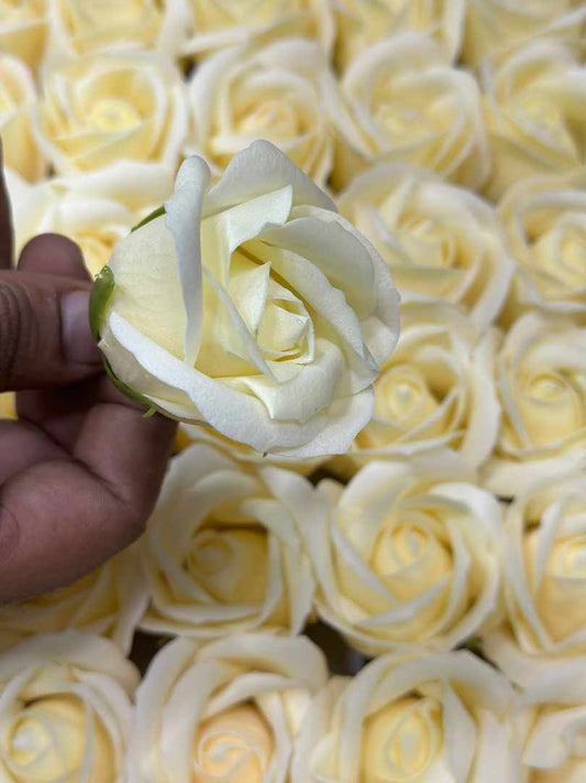 IMPORTED SCENTED ROSES FLOWER 50pcs Gift Box Rose Soap Flowers Head Foam Soap Roses in Box