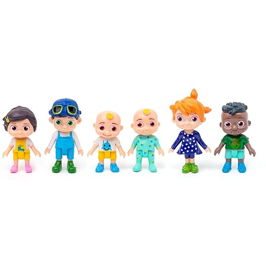 Fun & Colorful Kids' Birthday Cake Decorations – Reusable & Sturdy Cupcake & Cake Décor – Perfect Party Supplies for Boys & Girls (Coco Toy Family)