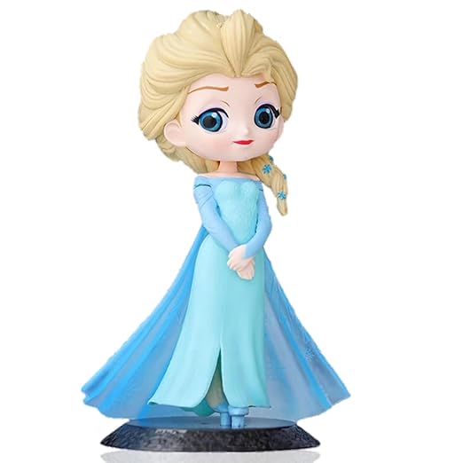 1 pc 15cm Disney Frozen Elsa Princess Doll Action Figure Anime Mini Collection Figurine Toy Model for Children Gift Cake Decorating Cake Topper car Dashboard Wall Shelf Decorating