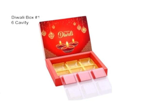 DIWALI SPECIAL CHOCOLATE BOX 6CAVITY