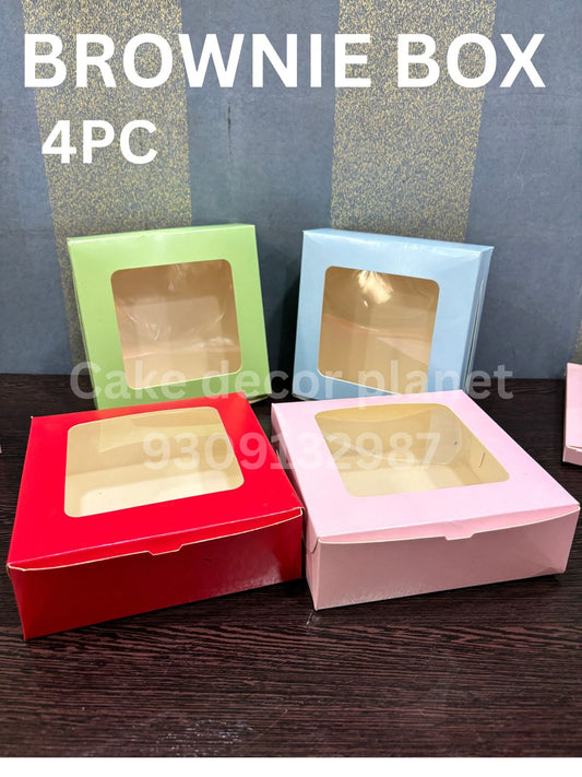 PREMIUM WINDOW BROWNIE BOX 4PC