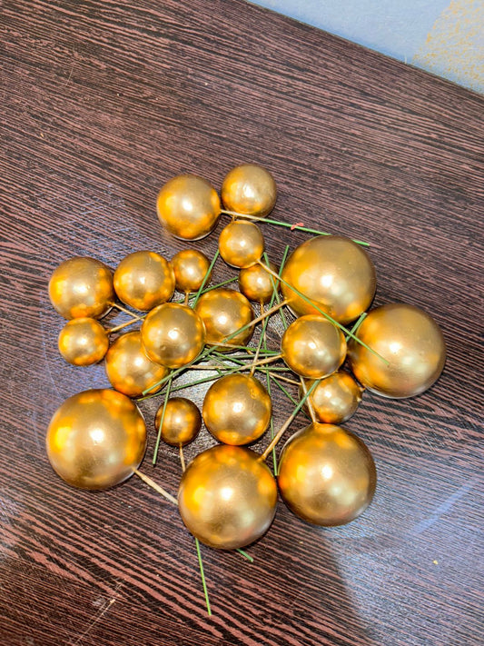 FAUX BALL GOLDEN