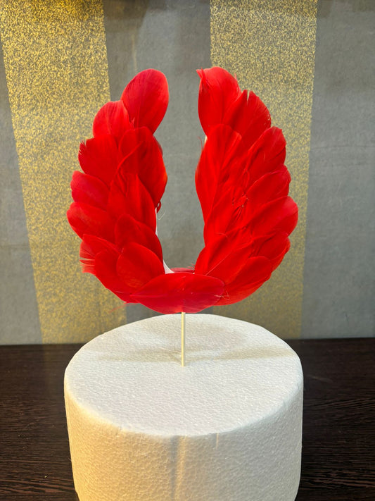 WING FEATHER RED
