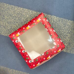 CHRISTMAS BROWNIE BOX  4PC