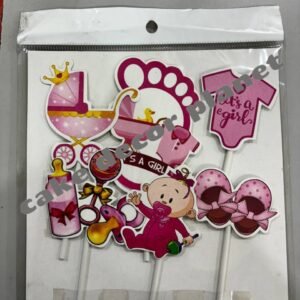girl-baby-shower-theme-topperpaper-theme-toppercake-topperpack-of-6