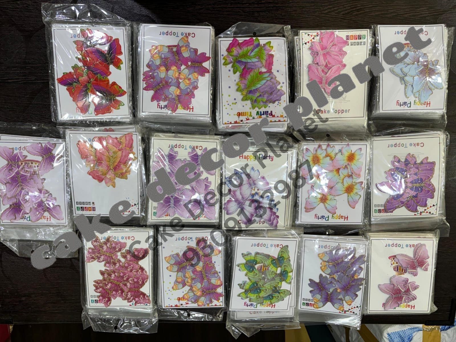 Imported Glitter Butterfly (10 Butterfly in a pack)