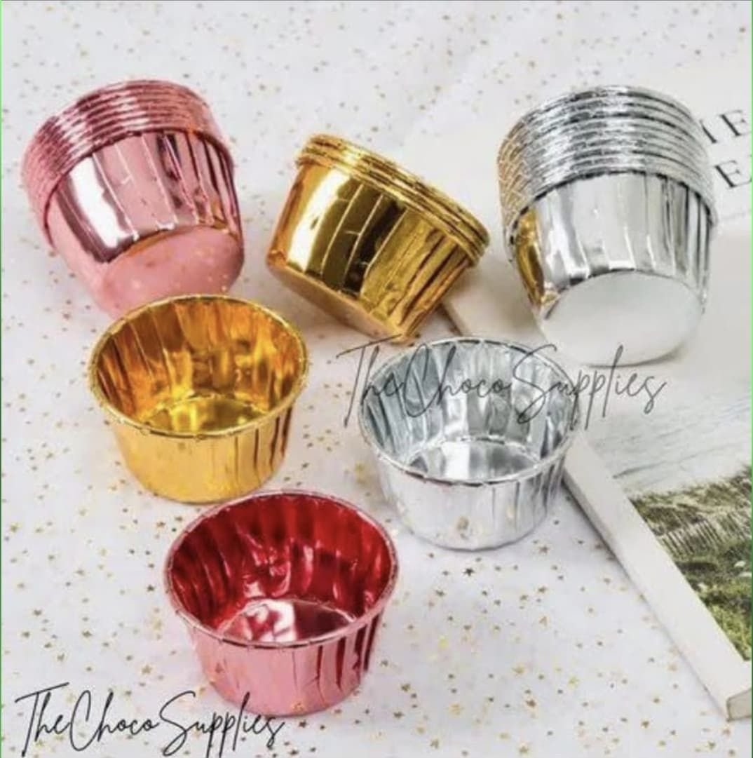 METALLIC CUPCAKE LINER
