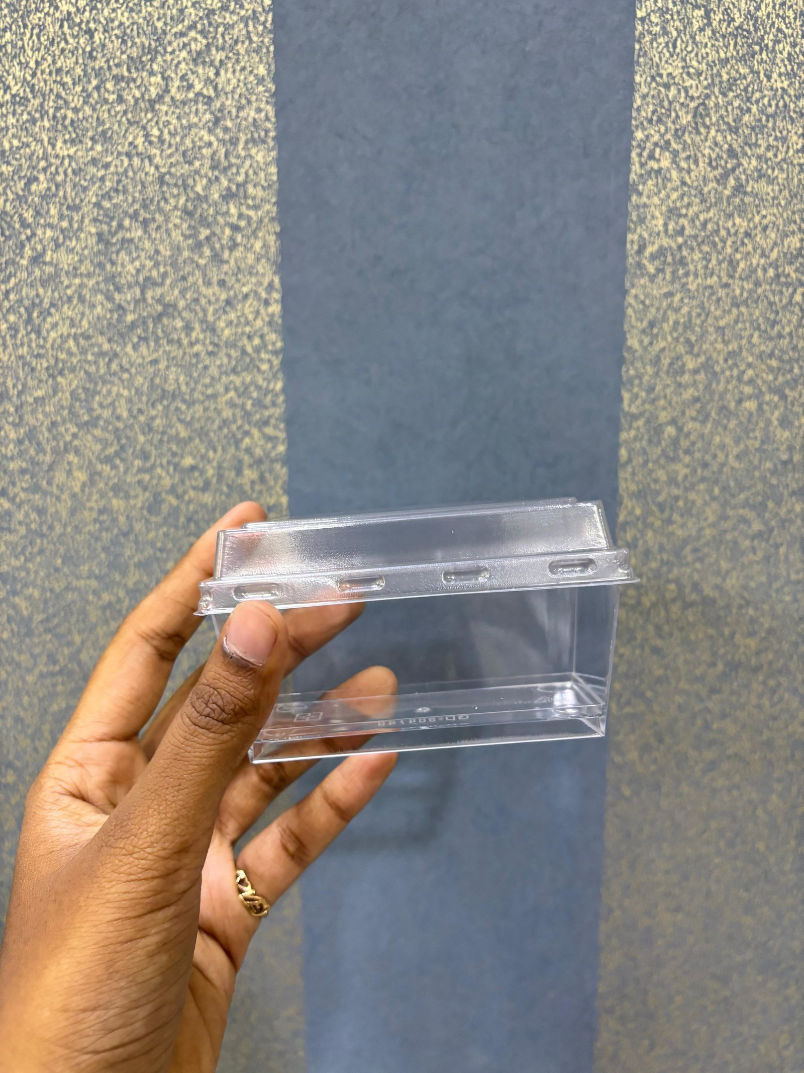 RECTANGLE MOUSSE CUP WITH LID (25pc pack)