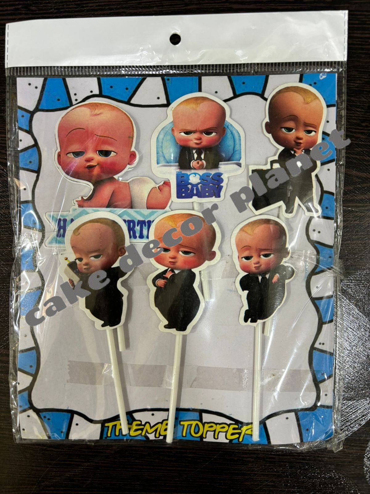 BOSS BABY PAPER THEME