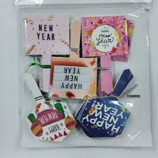 Imported New Year Paper Tag (100pc pack)
