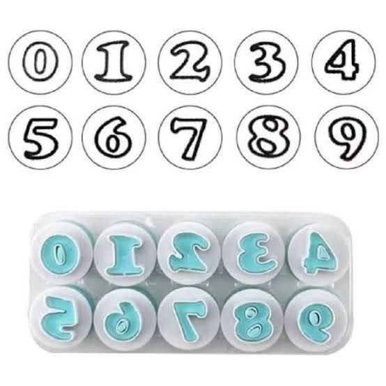 NUMBER FONDANT CUTTER