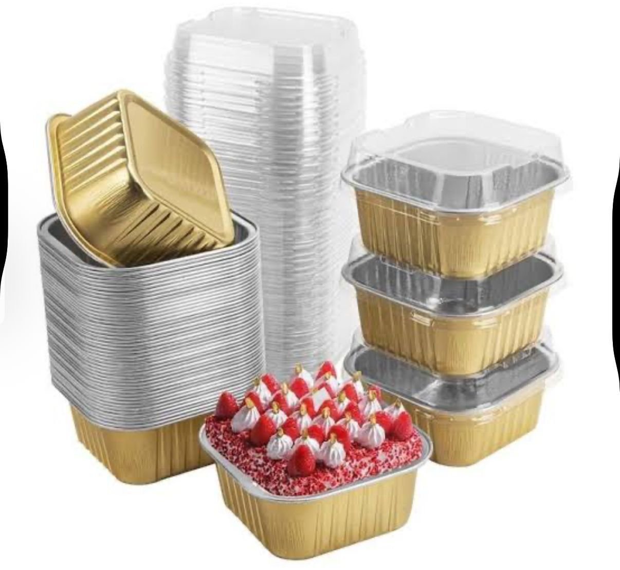 Square Foil Tin