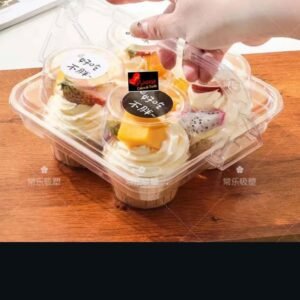 Muffin PVC 4cups with handle