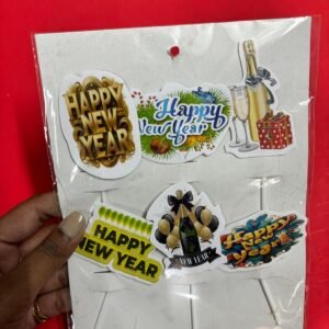 Paper Theme New Year  Pack of 6-3