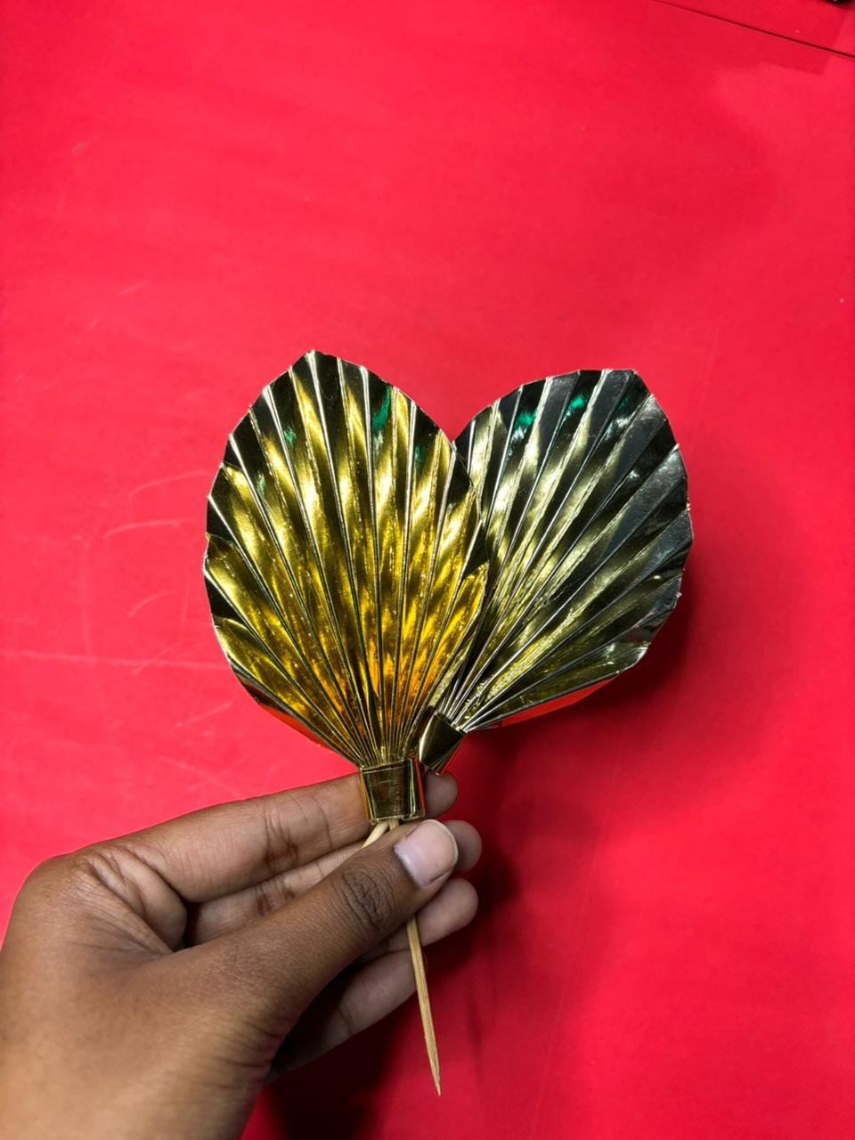 Palm Leaf Gold (Pack of 2pc)