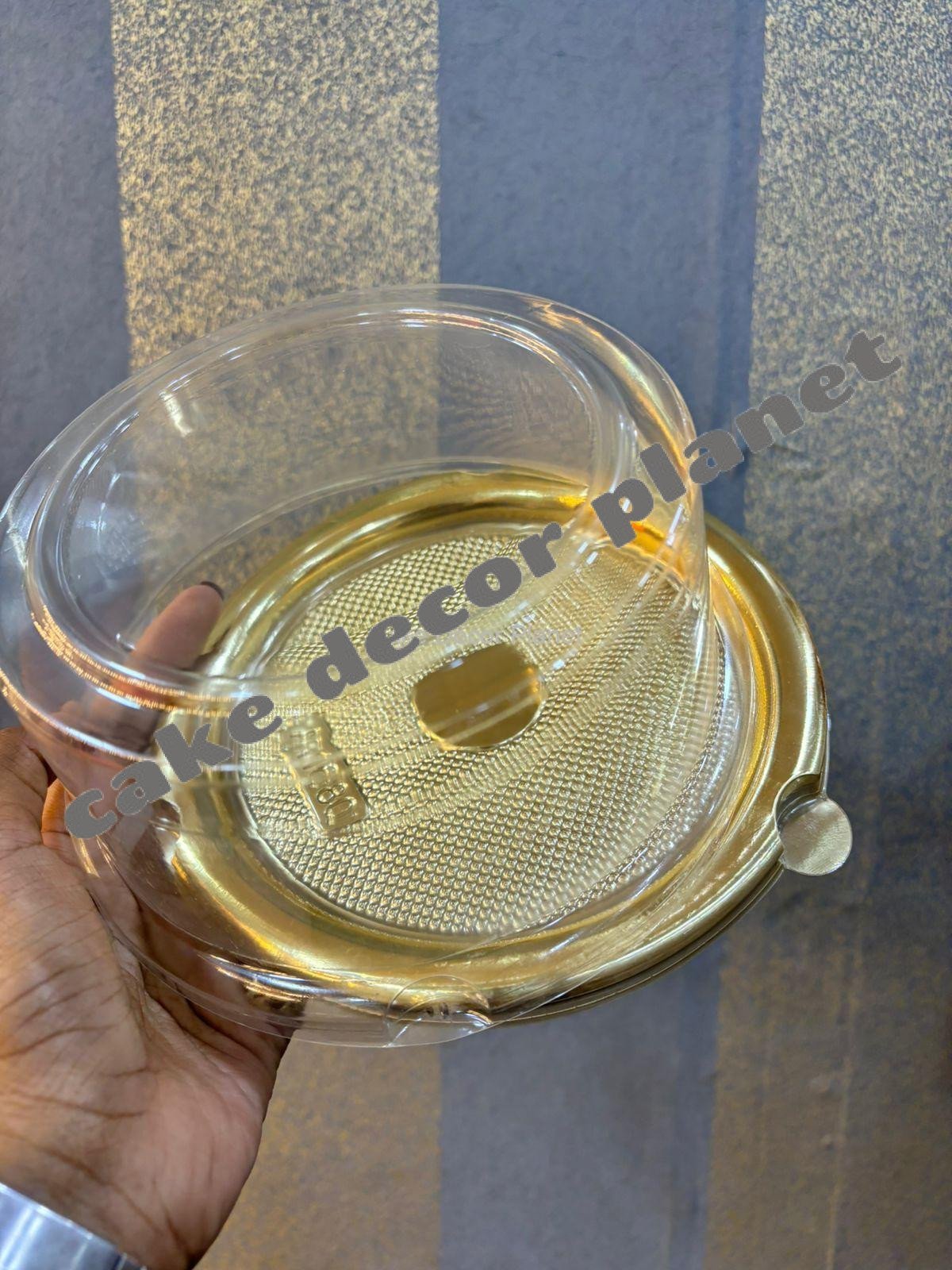 TRANSPARENT BENTO BOX 6inch(25pc pack)