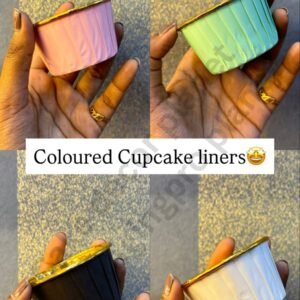 Coloured cupcake liner